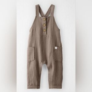 Little Planet Carters brown overalls size 5T